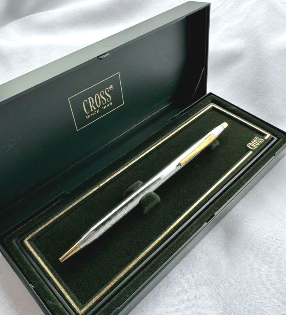 Cross Metal Ballpoint Pen Series Millennium Medalist Silver & Gold Boxed
