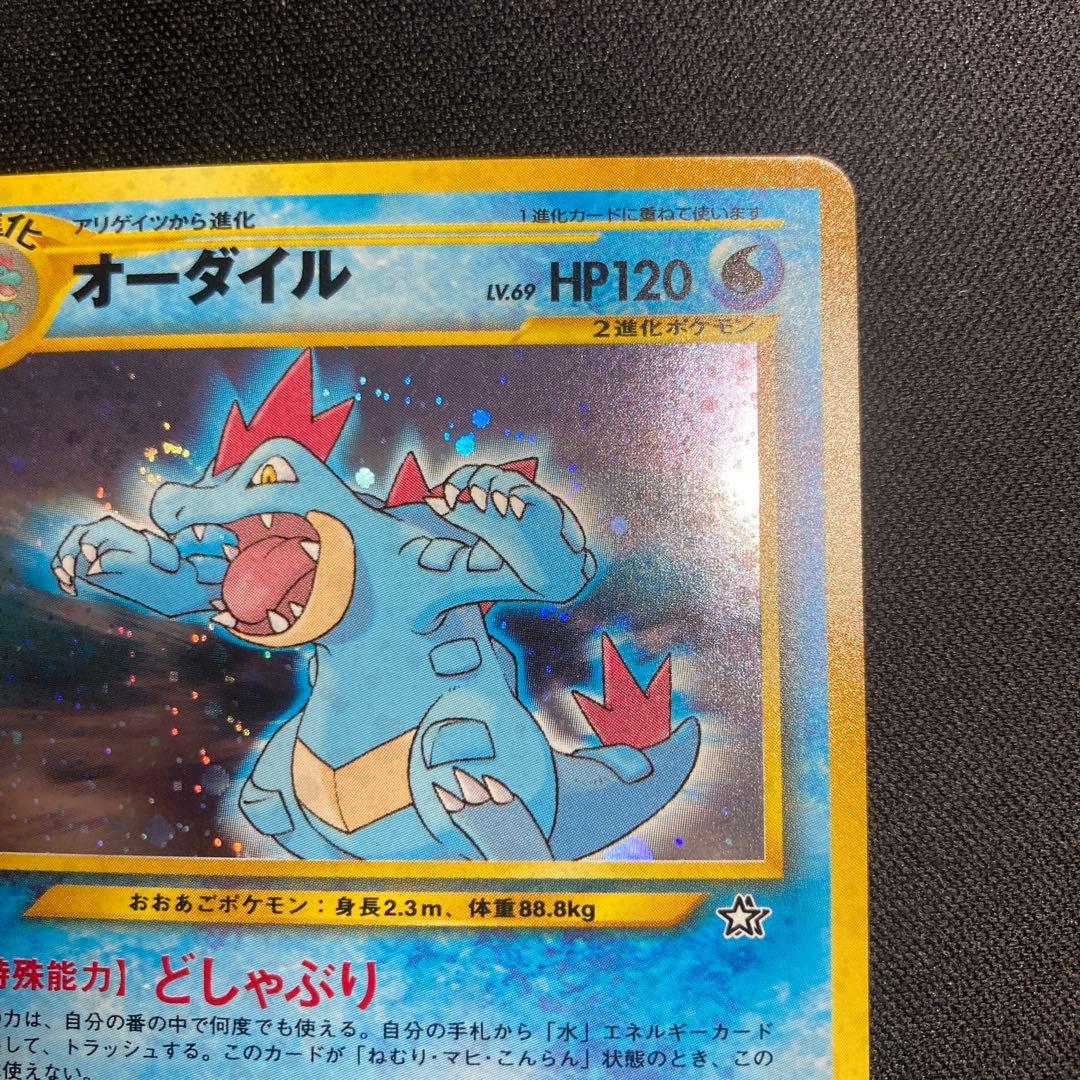 Lizardon Old Card Series file with hollow foil and rare stickers in used condition