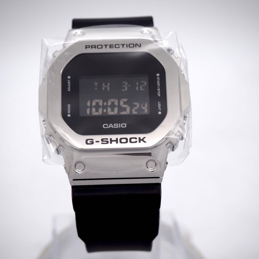 Casio GM-S5600 Digital Watch for Men with Metal Band and Box — Japan Import
