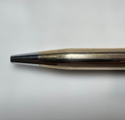 Cross Classic Century old model ballpoint pen with 14K gold filled metal body and engraved markings