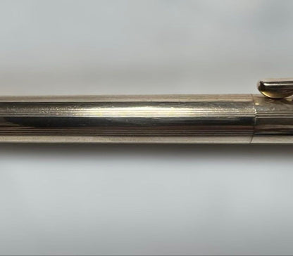 Cross Classic Century old model ballpoint pen with 14K gold filled metal body and engraved markings