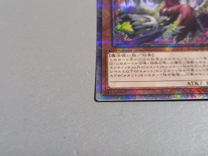 Single Yugioh Meme Enwitch 25th Quasic Set card model DBVS-JP005 on white background