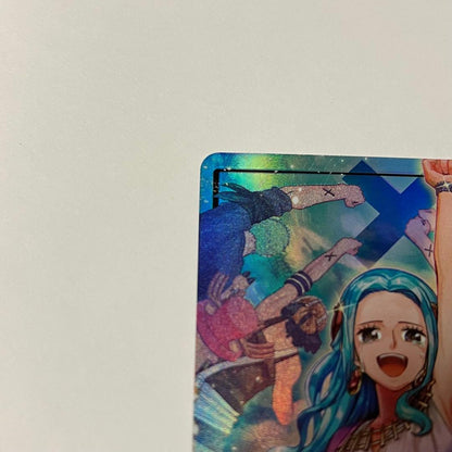 One Piece Trafalgar Law OP05 SR Japanese collector's card in protective sleeve showing character artwork