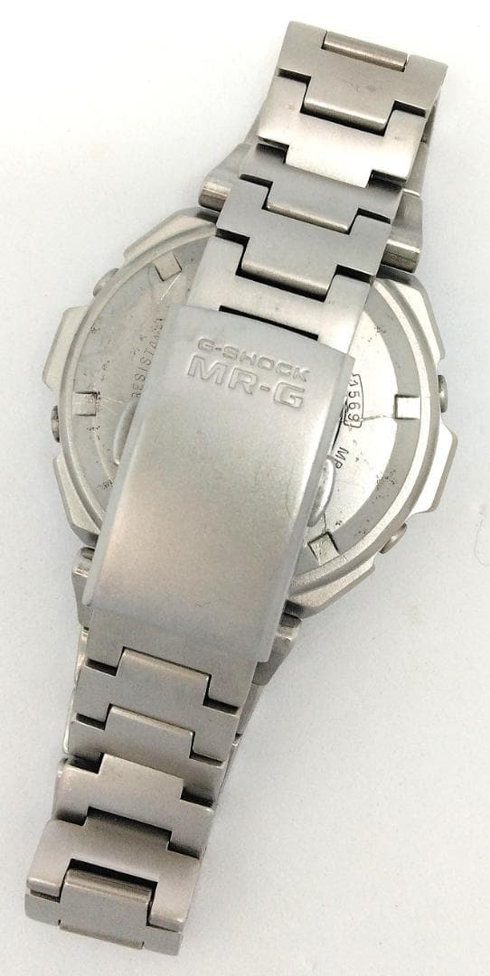 Casio G-Shock MRG-110 Quartz Used Silver Stainless Steel Watch — Japan Import