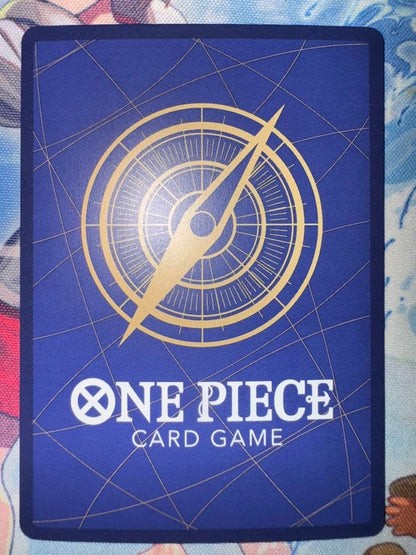 Monkey D. Luffy P-001 game card with Purple attribute, Supernova, Straw Hat Crew, cost 6, power 7000