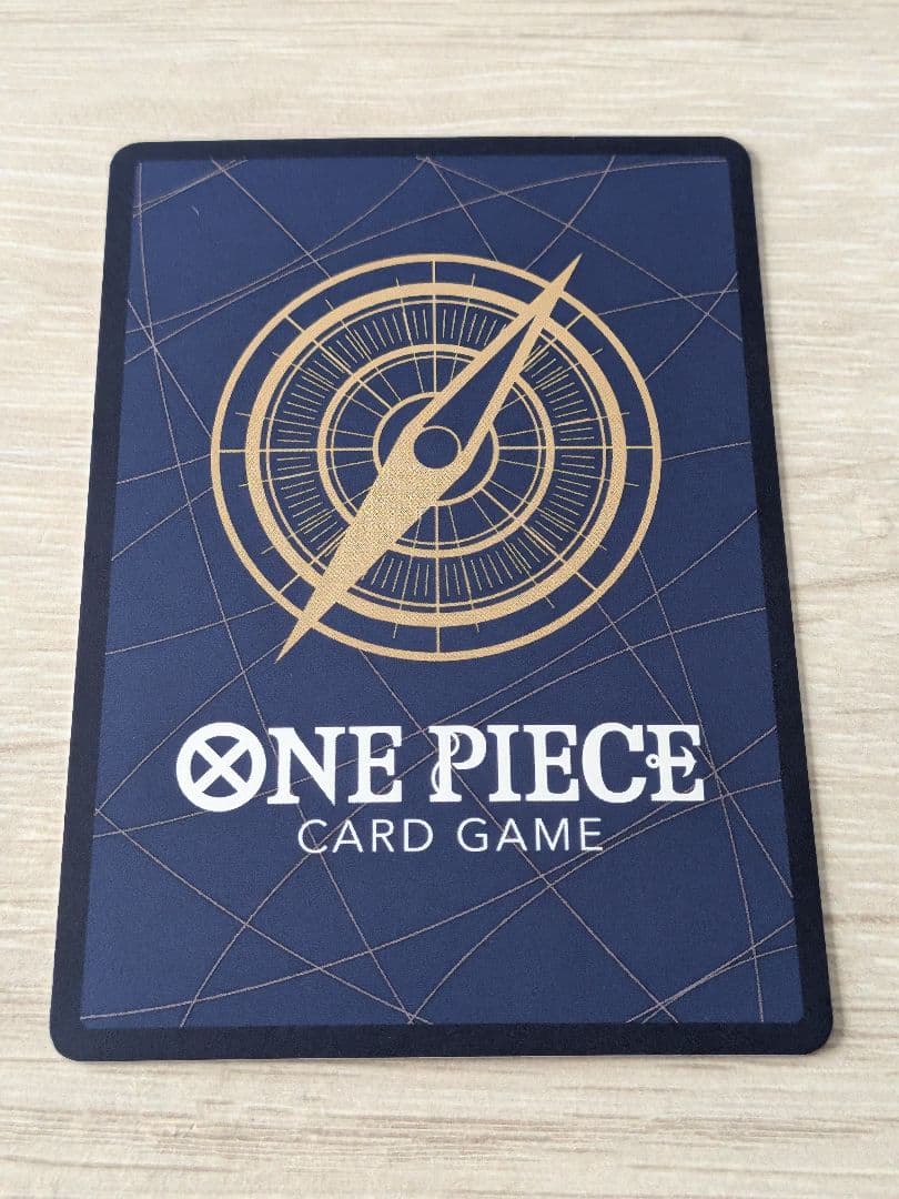 One Piece Trading Card Game Edward Newgate SP card OP13-042 in protective sleeve and hard case