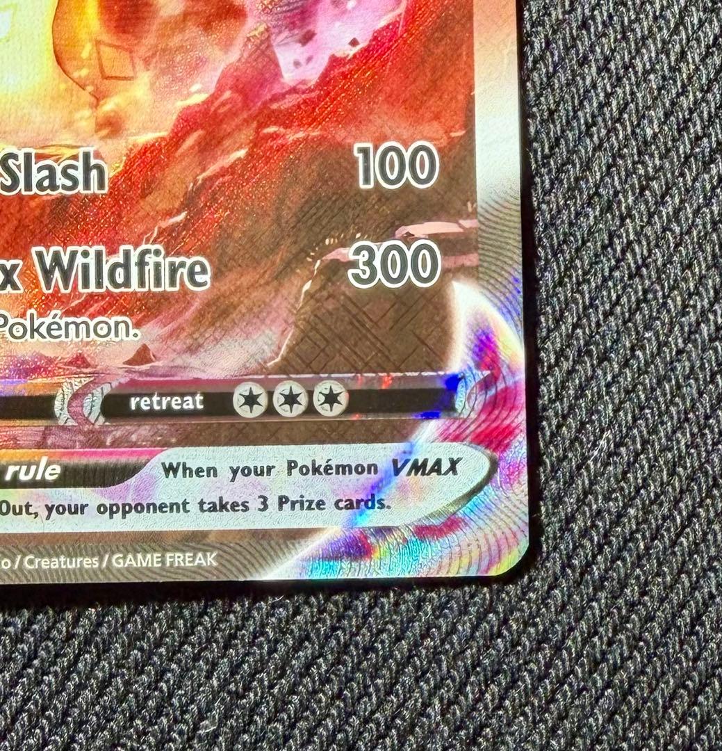 Pokemon Charizard Vmax English Promo SR card SWSH261 with overseas limited illustration from Japan