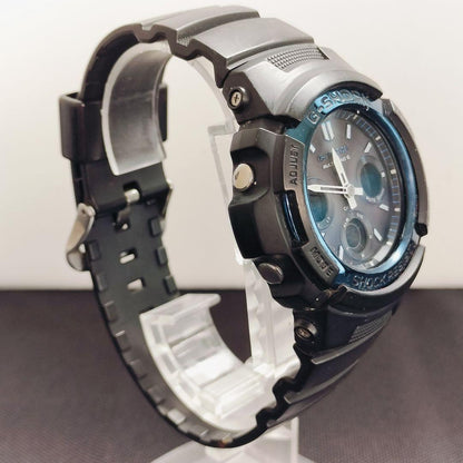 Casio G-Shock AWG-M100A Radio Solar Watch Blue and Black Japan Import
