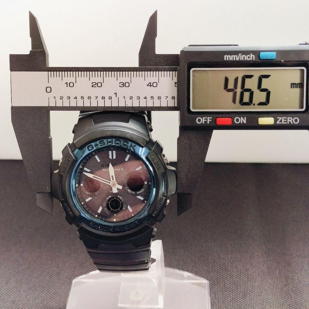 Casio G-Shock AWG-M100A Radio Solar Watch Blue and Black Japan Import