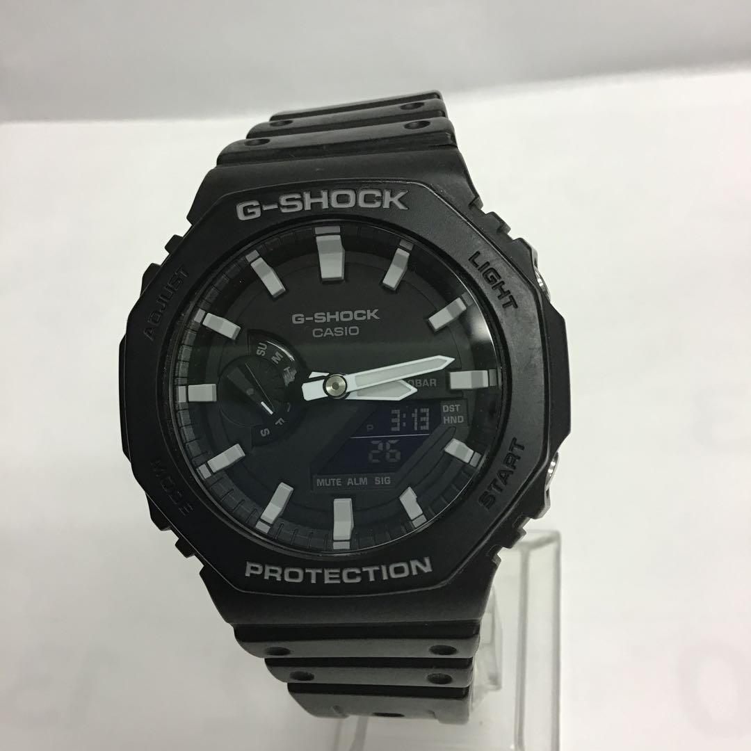 Casio G-Shock GA-2100-1AJF Digital Analog Watch Black Carbon Core Guard — Japan Import