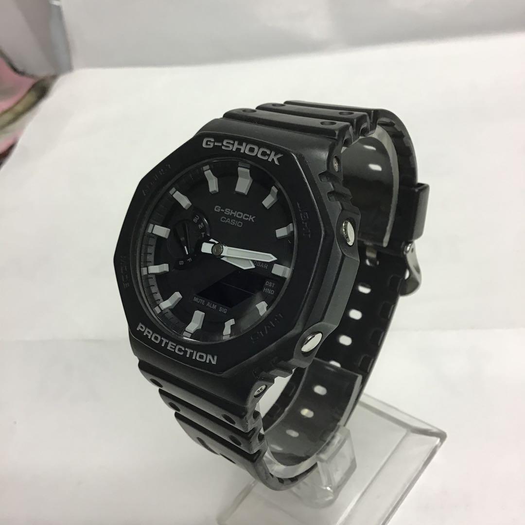 Casio G-Shock GA-2100-1AJF Digital Analog Watch Black Carbon Core Guard — Japan Import