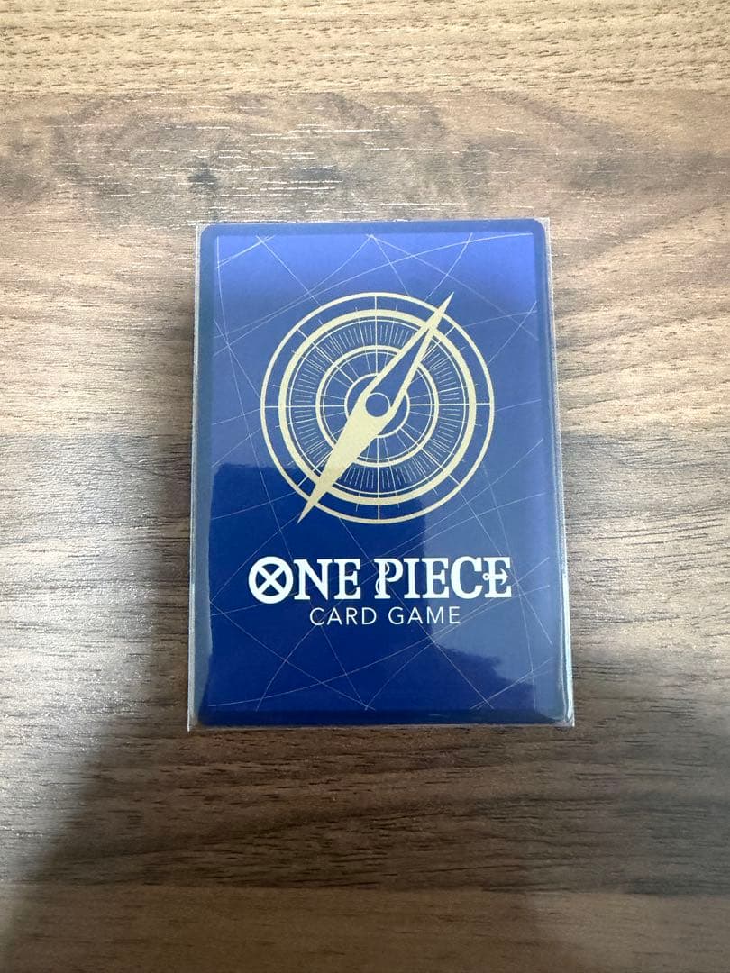 One Piece Card Game Utah SEC Parallel Japanese Card stored in protective sleeve after opening