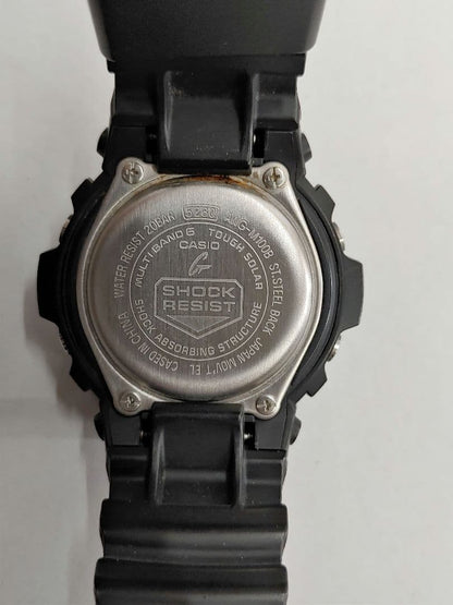 Casio G-Shock AWG-M100B Solar Watch Black Men's Durable Shock Resistant Analog Digital