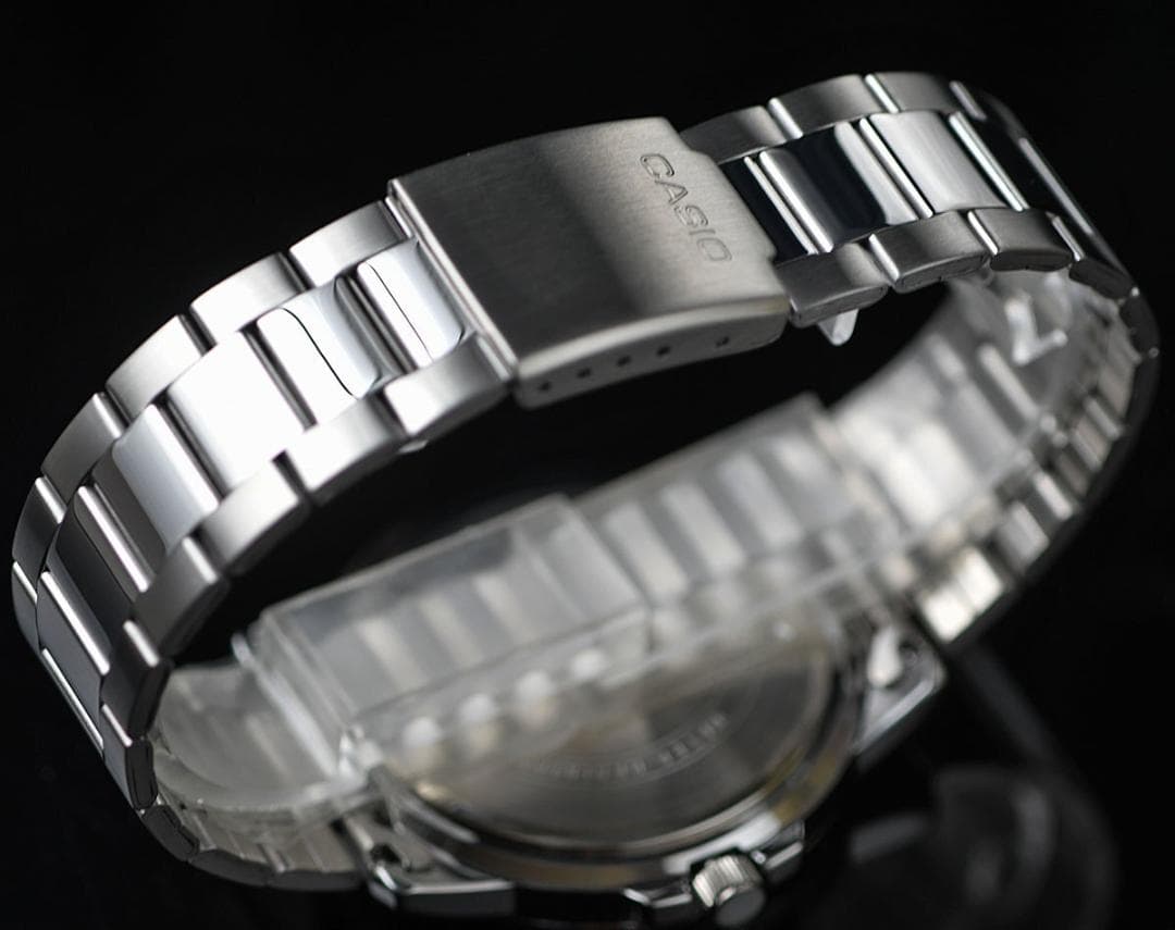 Casio Overseas Model Men's 50m Water Resistant Black Watch