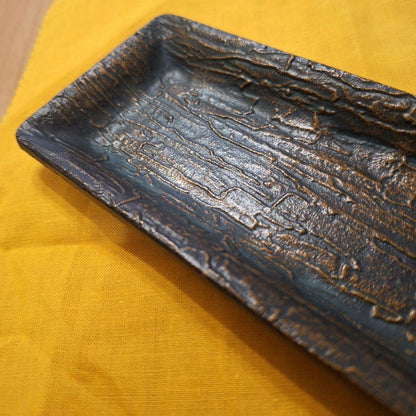 Fukutani Copper Set of Clapper and Pen Tray by Osamu Fukutani — Japan Import