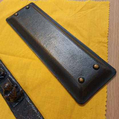 Fukutani Copper Set of Clapper and Pen Tray by Osamu Fukutani — Japan Import