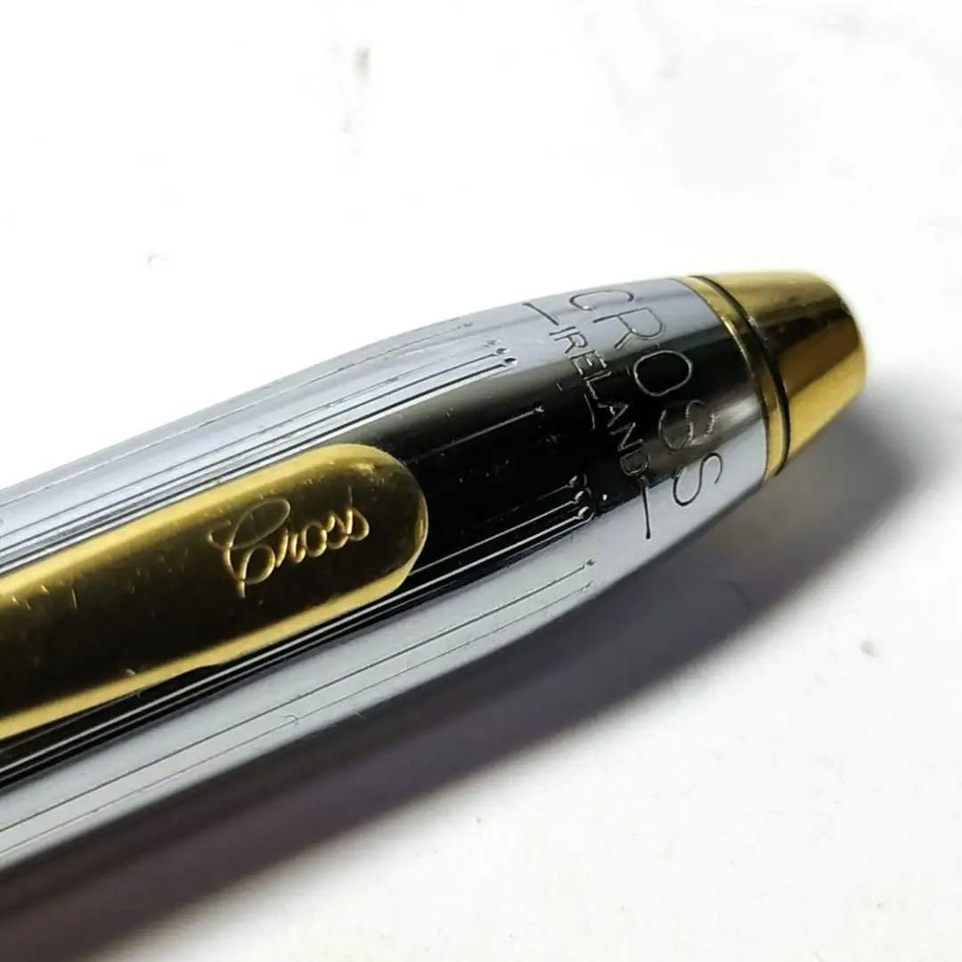 Cross Old Logo Cursive Townsend 502 Gold Ink Ballpoint Pen Made in Ireland