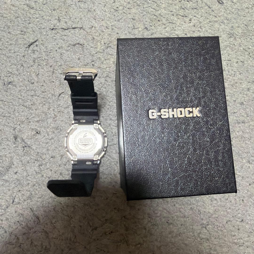 Casio G-Shock Square Digital Watch with Stainless Steel Bezel