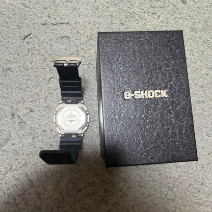 Casio G-Shock Square Digital Watch with Stainless Steel Bezel