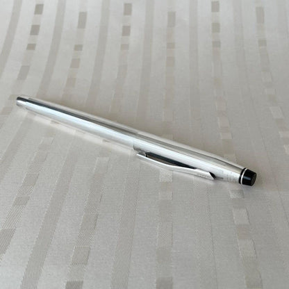 Cross Silver Plated Cap-Type Rollerball Pen Made in USA