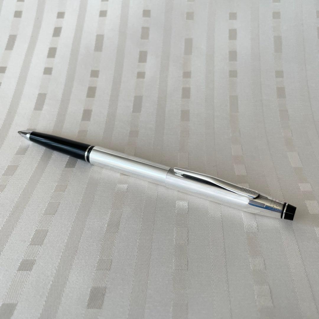 Cross Silver Plated Cap-Type Rollerball Pen Made in USA
