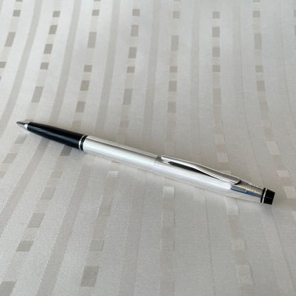 Cross Silver Plated Cap-Type Rollerball Pen Made in USA