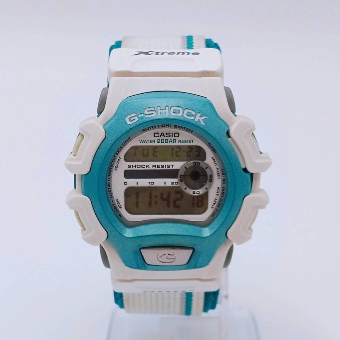 G-Shock Digital Watch DW-004 Shock Resist 20m Water Blue and White — Japan Import