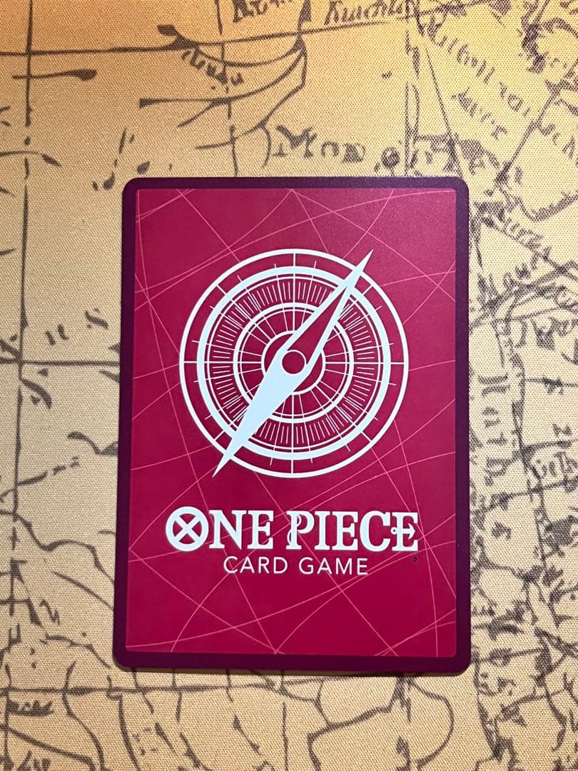 One Piece Card Game Marco OP08-002 Leader Parallel Red Blue card in sleeve