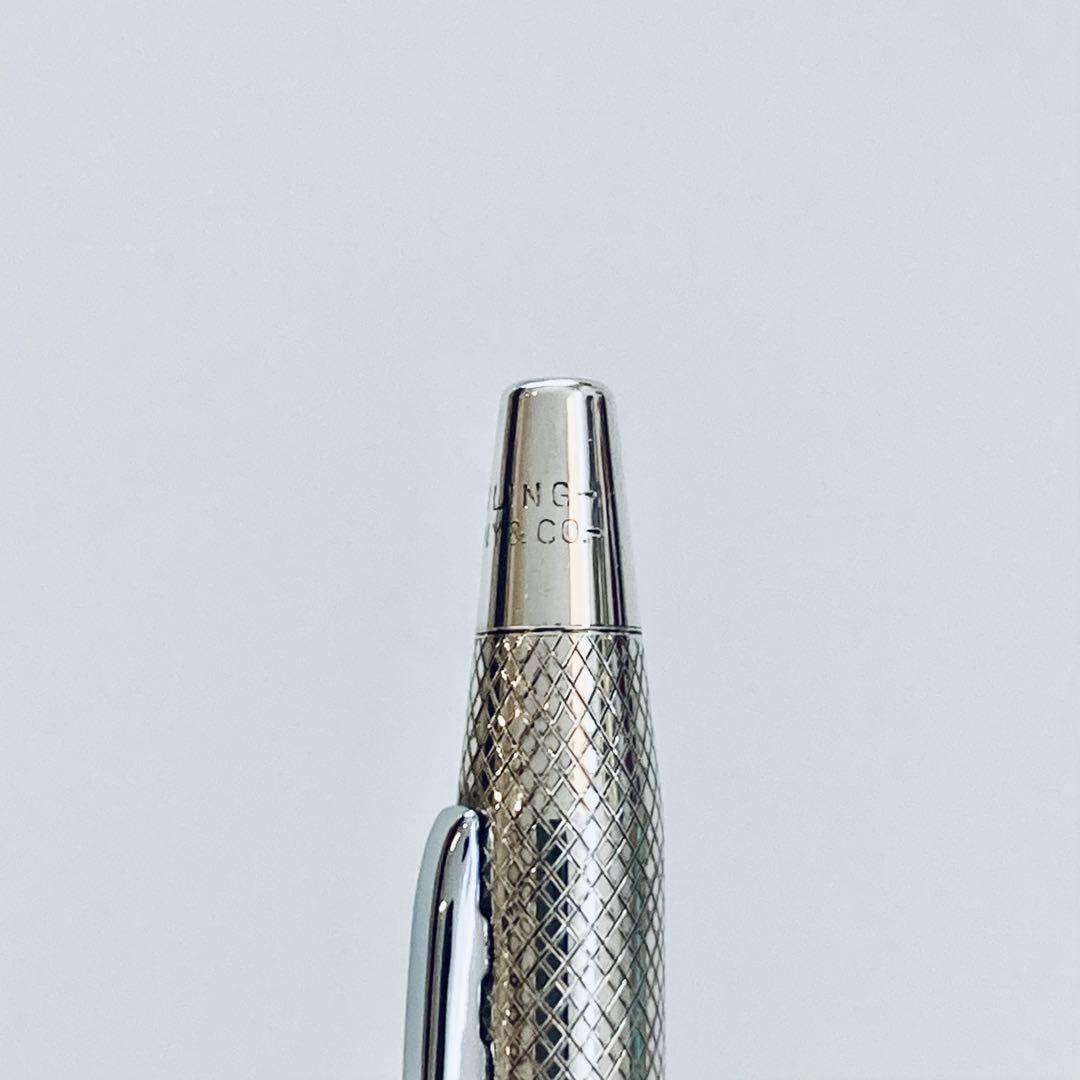 Tiffany & Co. Sterling Silver Cross-Hatch Ballpoint Pen — Japan Import