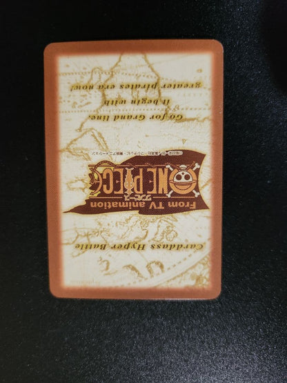 One Piece Hyper Battle Luffy C520 The Rookie SR rare card in protective sleeve