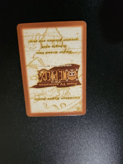 One Piece Hyper Battle Luffy C520 The Rookie SR rare card in protective sleeve
