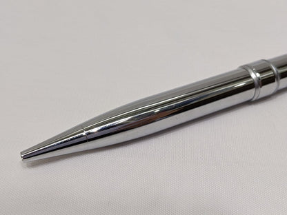 Cross Pen Set – Two Metal Ballpoint Pens with Clips, Red and Silver Colors – Japan Import