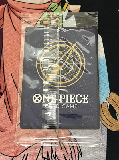 One Piece Card Game Sabo English version overseas exclusive promo card with visible initial scratches