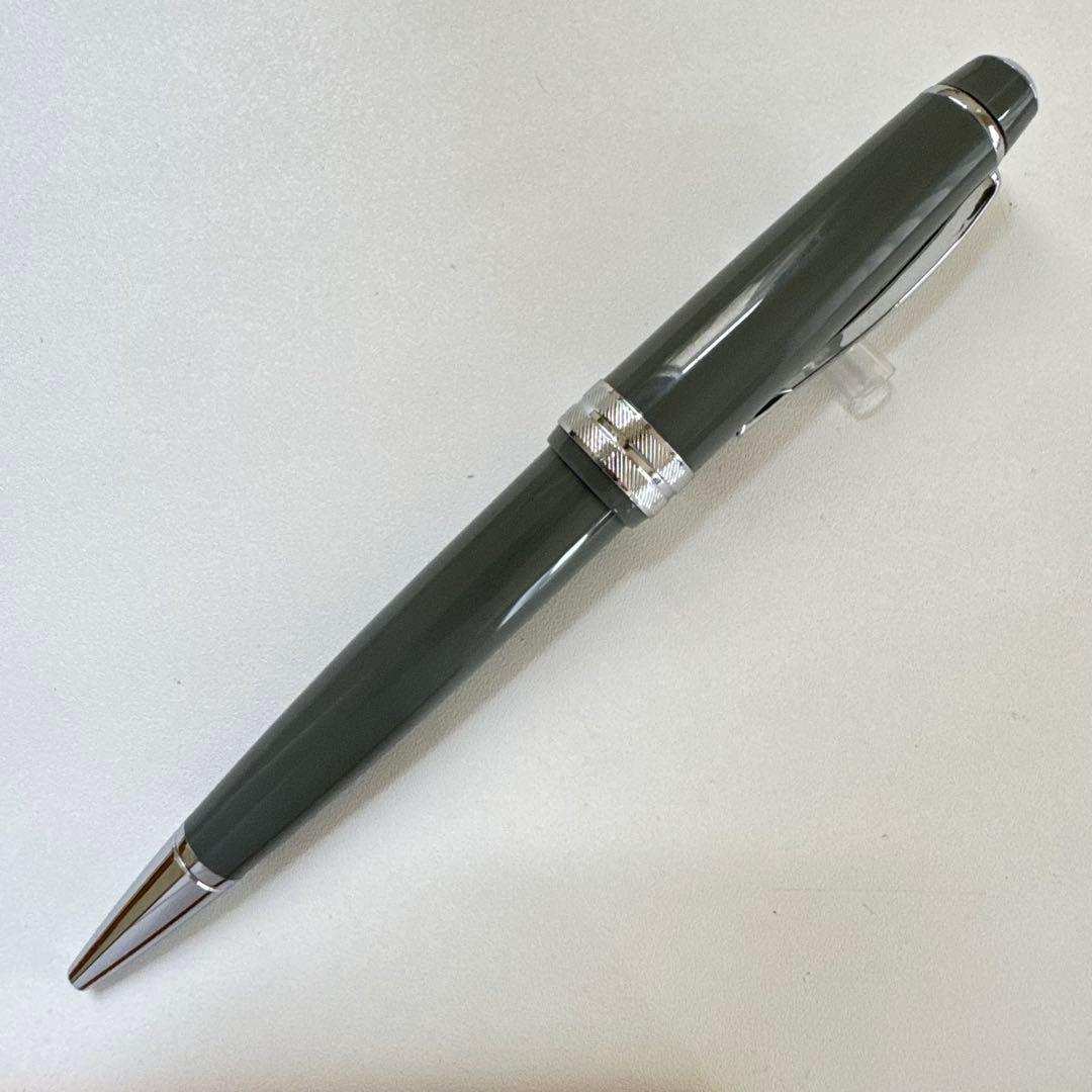 Used Cross Bailey gray twist retractable ballpoint pen imported from Japan with signs of age