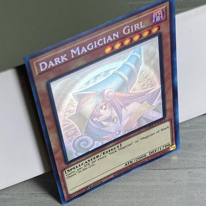 Bandai Yu-Gi-Oh GFP2-EN177 Black Magician Girl Ghost Card Japan import with sleeve and hard loader