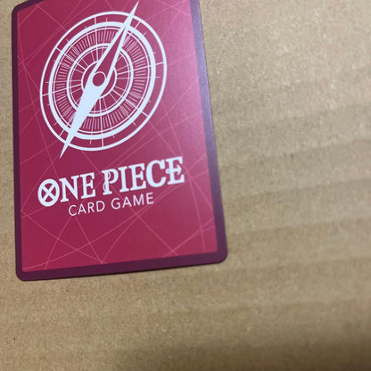 One Piece Luffy and Ace Leader Card ST30-001 single card stored in protective sleeve