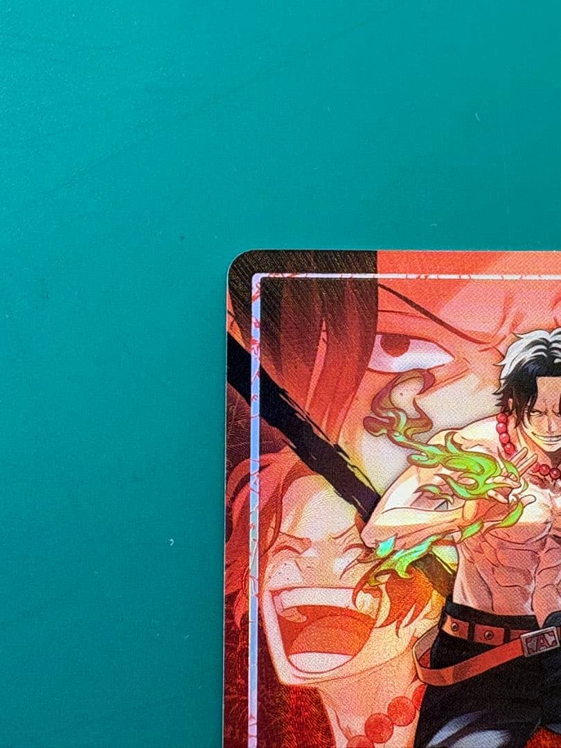 Portgas D. Ace Leader Parallel Trading Card OP16-001 from One Piece Decision Battle series Japanese version