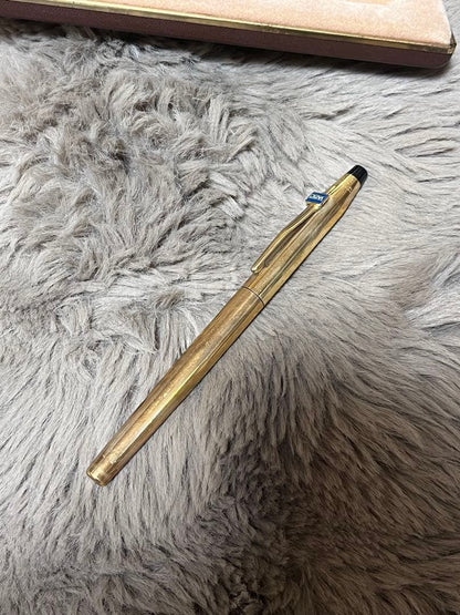 CROSS Gold Ballpoint Pen with Case