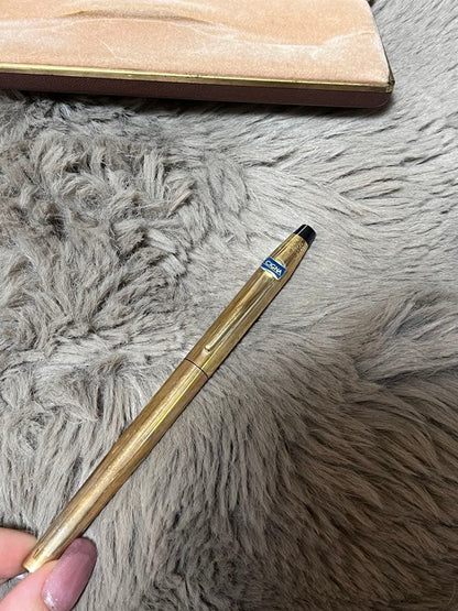 CROSS Gold Ballpoint Pen with Case