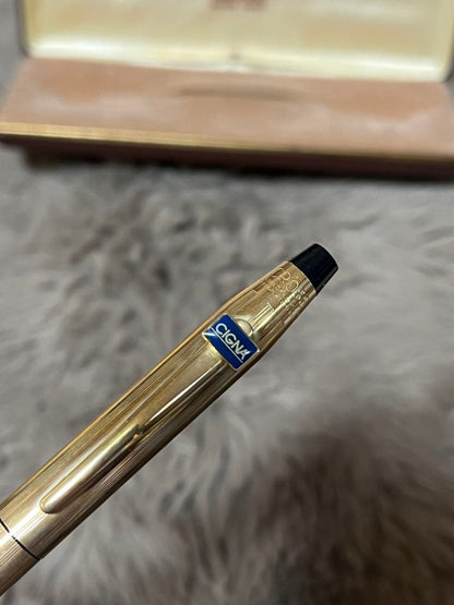 CROSS Gold Ballpoint Pen with Case