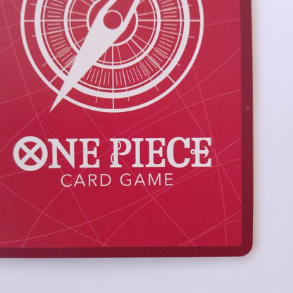 Used Bandai One Piece Card Game Sanji L Parallel trading card PRB01-001 in protective sleeve from Japan