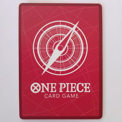 Used Bandai One Piece Card Game Sanji L Parallel trading card PRB01-001 in protective sleeve from Japan