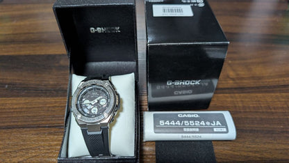 G-Shock Casio GST-W300-1AJF Faceplate Set with Two Silver Versions — Japan Import