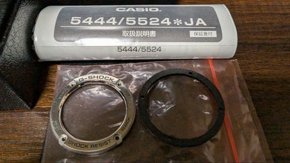 G-Shock Casio GST-W300-1AJF Faceplate Set with Two Silver Versions — Japan Import