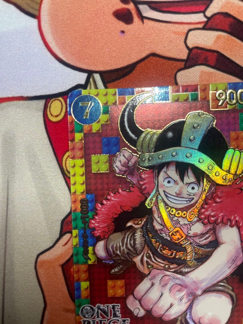 One Piece Monkey D. Luffy OP05 SR Japanese trading card in original condition, Japan import