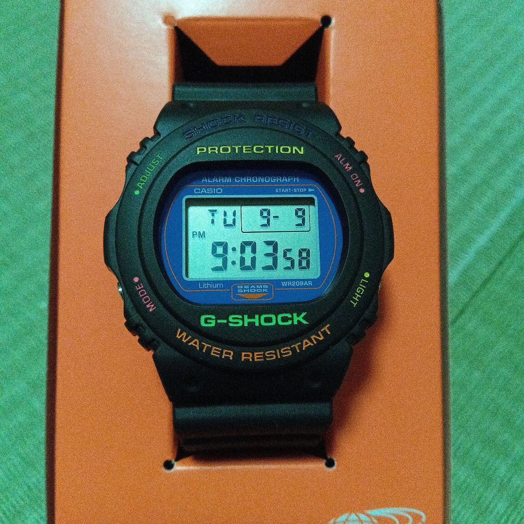 Beams Casio G-Shock DW-5750BE-1JR Collaboration Model Multi-Color Japan Import