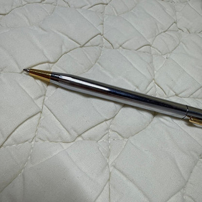 Cross brand rotate ballpoint pen with silver and gold finish shown in main photo