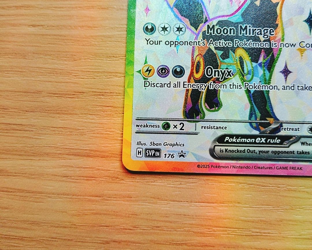 Pokemon Blisseyex Promo Terralastal Festivalex English version trading card with black core in Grasp Shop condition A