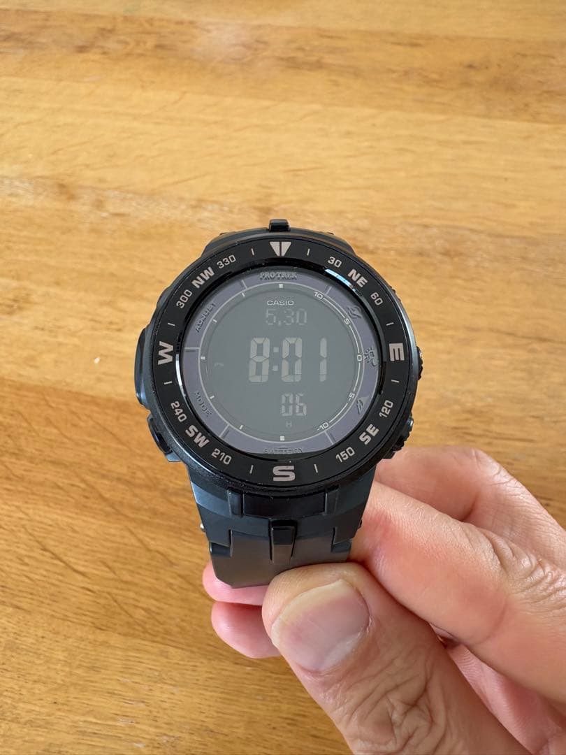 Casio Pro Trek PRG-330 Triple Sensor Solar Digital Watch with Compass Altimeter Barometer — Japan Import