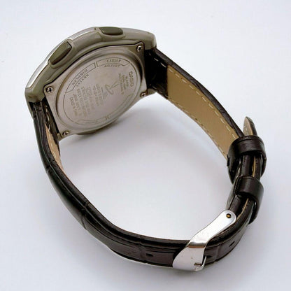Casio Wave Ceptor WVA-M480 Radio Wave Solar Watch with Leather Band — Japan Import